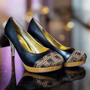 Damita K Los Angeles ANGEL-01 Shoes Black High Heels